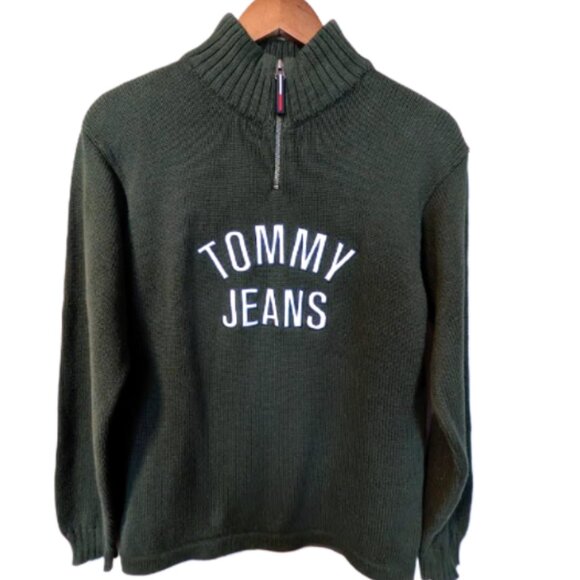 Tommy Hilfiger Women's Sweater in Olive Color - Picture 2 of 9